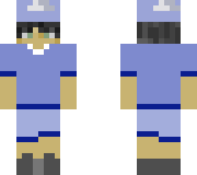 blue skin