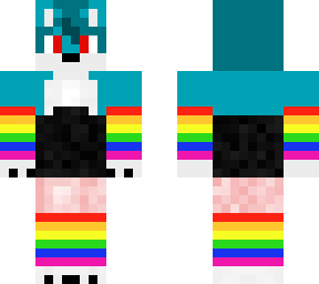 blue wolf versi femboy