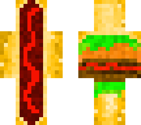 burger and dog