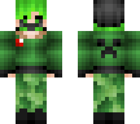 creeper but a minecraft skin