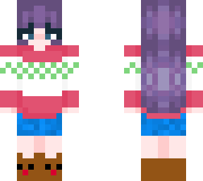 early christmas sweater girl