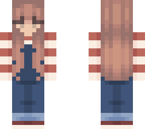 female stripped shirt idk what else