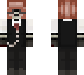 girl with suit on