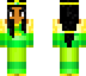 green dress (own skin)