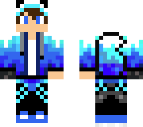 ice fox boy robot arm (no light blue)