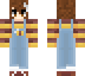 idk sweater overalls