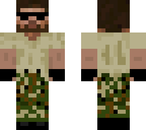 military steve with glasses