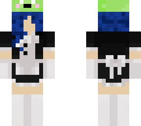 my gacha oc but in a maid outfit