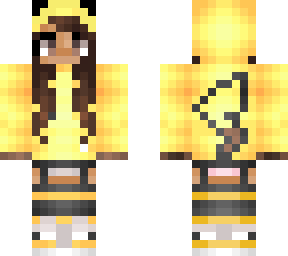 pikachu skin onesie
