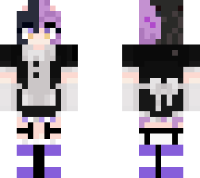 purple cat maid