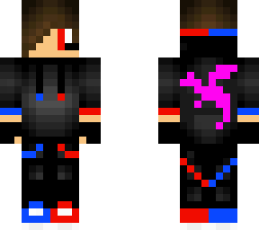 red and blue dragon gamer