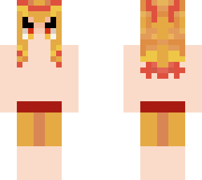 rengoku  in swimming  suit