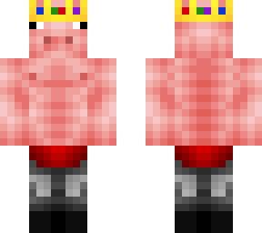technoblade, but shirtless