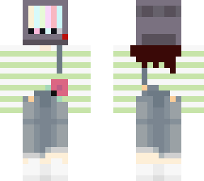 tv head mint girl