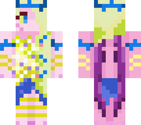 yellow and blue spider