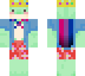 bi frog with crown