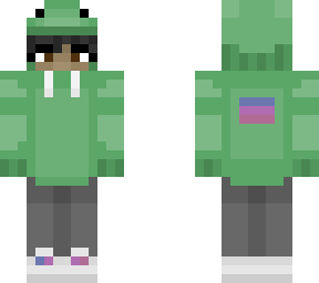 bi pride frog hoodie
