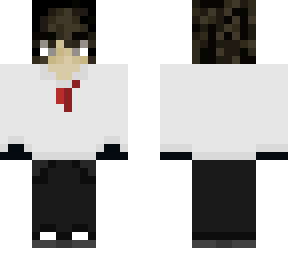 black and white suit
