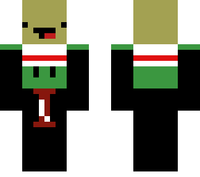 blocky holding a potato