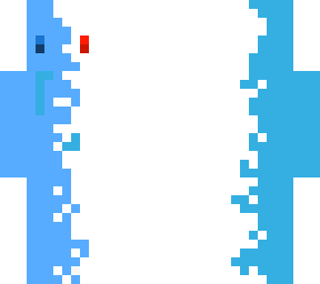 blue and white