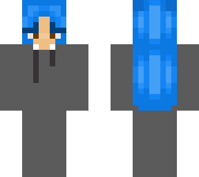 blue head hoodie