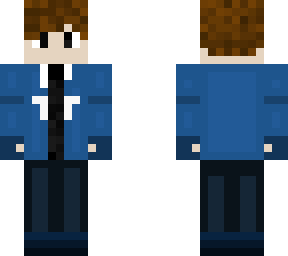 blue jacket w/gloves