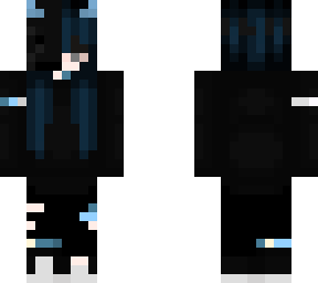 blue robot girl