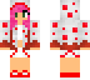 cake person with pink hair!