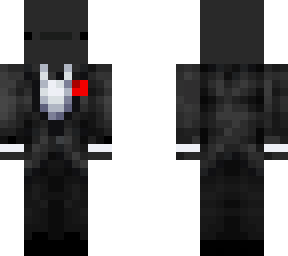 crow in tux