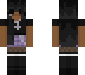 e-girl with purple plaid skirt by jashanna (fixed)