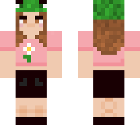 flower shirt + froggy hat