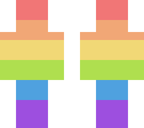 full rainbow body skin