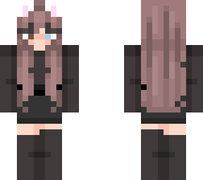 girl with cat ears
