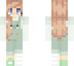 girl with frog overalls