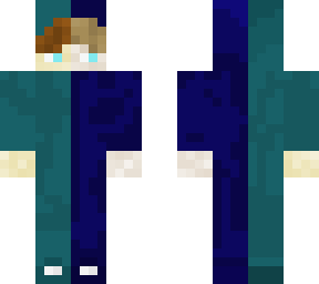 green blue skin