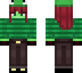 green frog lady