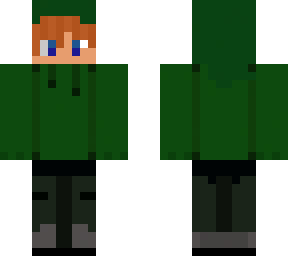 green hoodie