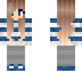 idk like blue stripes or something