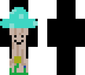 just a blue mushroom