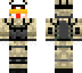 peppi met kippe masker war version
