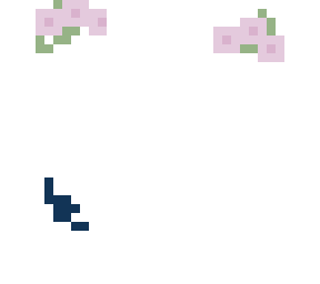 pink flower crown