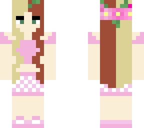 pink w/ flower crown