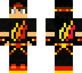 preston with two cool fire logos