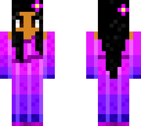 purple dress (own skin)