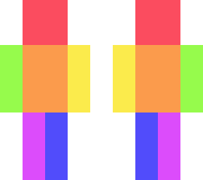 rainbow person