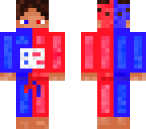 red and blue pajamas