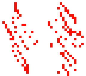 red and white