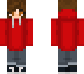 red hoodie