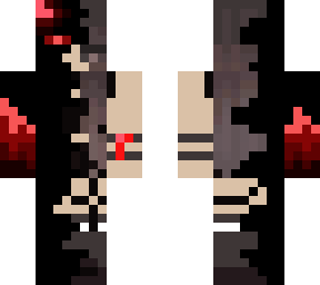 satan girl in half