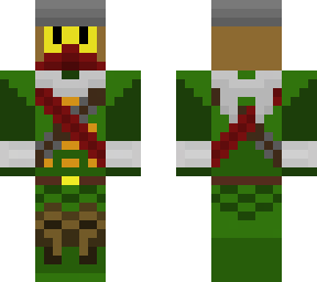 seedot in greens suit
